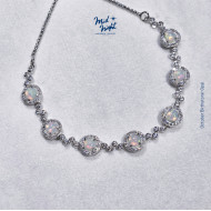 October Birthstone-Opal Bubble Bracelet